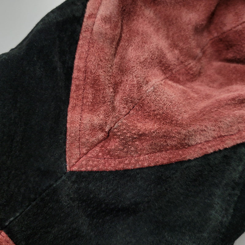 【中古品】【メンズ】 NFL エヌエフエル SAN FRANCISCO サンフランシスコ 49ERS SUEDE LEATHER STADIUM JACKET スエード レザー スタジアム ジャケット アウター 146-260916-ya-09-izu サイズ：XL カラー：ブラック×レッド系 万代Net店