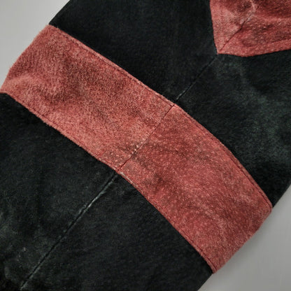 【中古品】【メンズ】 NFL エヌエフエル SAN FRANCISCO サンフランシスコ 49ERS SUEDE LEATHER STADIUM JACKET スエード レザー スタジアム ジャケット アウター 146-260916-ya-09-izu サイズ：XL カラー：ブラック×レッド系 万代Net店