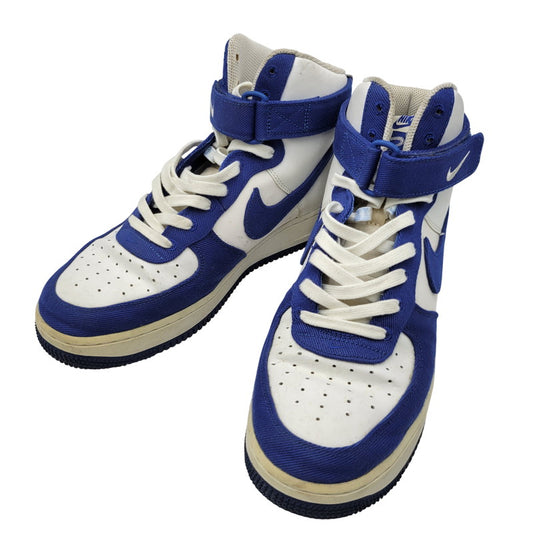 【中古品】【メンズ】 NIKE ナイキ AIR FORCE 1 HIGH '07 LV8 EMB DC8168-100 エアフォース 1 ハイ '07 LV8 EMB スニーカー 靴 160-260921-as-22-izu サイズ：27.5cm カラー：WHITE/RUSH BLUE-RUSH BLUE-WHITE 万代Net店