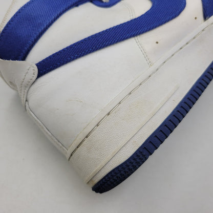 【中古品】【メンズ】 NIKE ナイキ AIR FORCE 1 HIGH '07 LV8 EMB DC8168-100 エアフォース 1 ハイ '07 LV8 EMB スニーカー 靴 160-260921-as-22-izu サイズ：27.5cm カラー：WHITE/RUSH BLUE-RUSH BLUE-WHITE 万代Net店