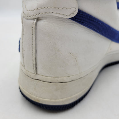 【中古品】【メンズ】 NIKE ナイキ AIR FORCE 1 HIGH '07 LV8 EMB DC8168-100 エアフォース 1 ハイ '07 LV8 EMB スニーカー 靴 160-260921-as-22-izu サイズ：27.5cm カラー：WHITE/RUSH BLUE-RUSH BLUE-WHITE 万代Net店
