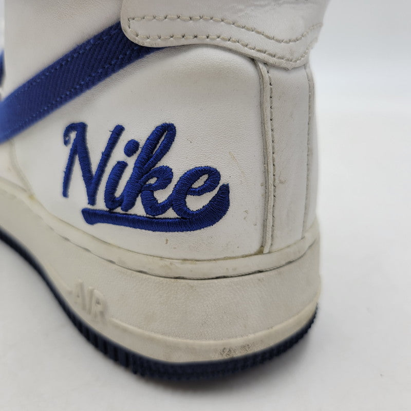 【中古品】【メンズ】 NIKE ナイキ AIR FORCE 1 HIGH '07 LV8 EMB DC8168-100 エアフォース 1 ハイ '07 LV8 EMB スニーカー 靴 160-260921-as-22-izu サイズ：27.5cm カラー：WHITE/RUSH BLUE-RUSH BLUE-WHITE 万代Net店