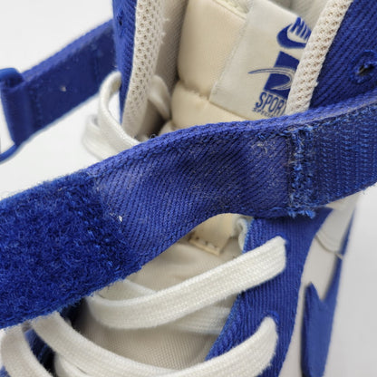 【中古品】【メンズ】 NIKE ナイキ AIR FORCE 1 HIGH '07 LV8 EMB DC8168-100 エアフォース 1 ハイ '07 LV8 EMB スニーカー 靴 160-260921-as-22-izu サイズ：27.5cm カラー：WHITE/RUSH BLUE-RUSH BLUE-WHITE 万代Net店