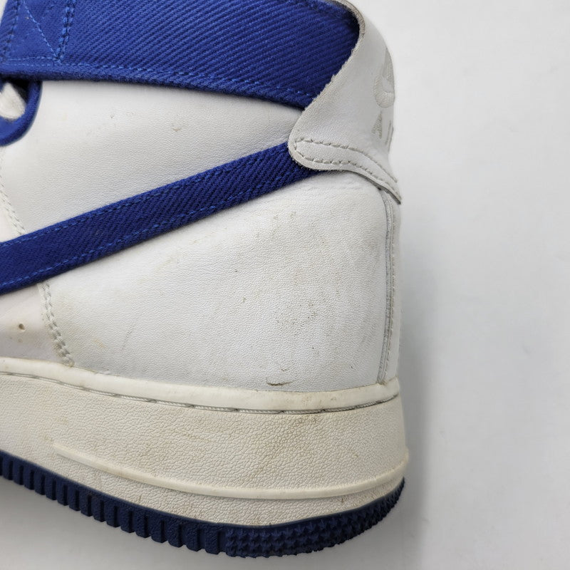 【中古品】【メンズ】 NIKE ナイキ AIR FORCE 1 HIGH '07 LV8 EMB DC8168-100 エアフォース 1 ハイ '07 LV8 EMB スニーカー 靴 160-260921-as-22-izu サイズ：27.5cm カラー：WHITE/RUSH BLUE-RUSH BLUE-WHITE 万代Net店