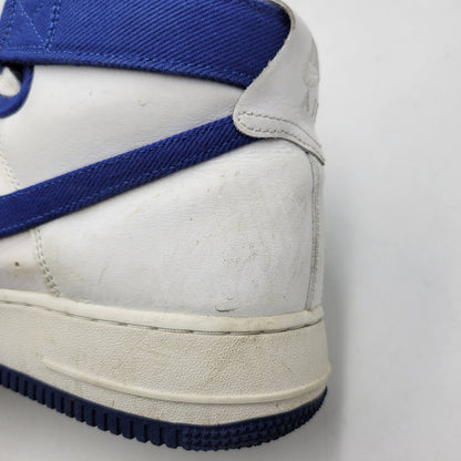 【中古品】【メンズ】 NIKE ナイキ AIR FORCE 1 HIGH '07 LV8 EMB DC8168-100 エアフォース 1 ハイ '07 LV8 EMB スニーカー 靴 160-260921-as-22-izu サイズ：27.5cm カラー：WHITE/RUSH BLUE-RUSH BLUE-WHITE 万代Net店