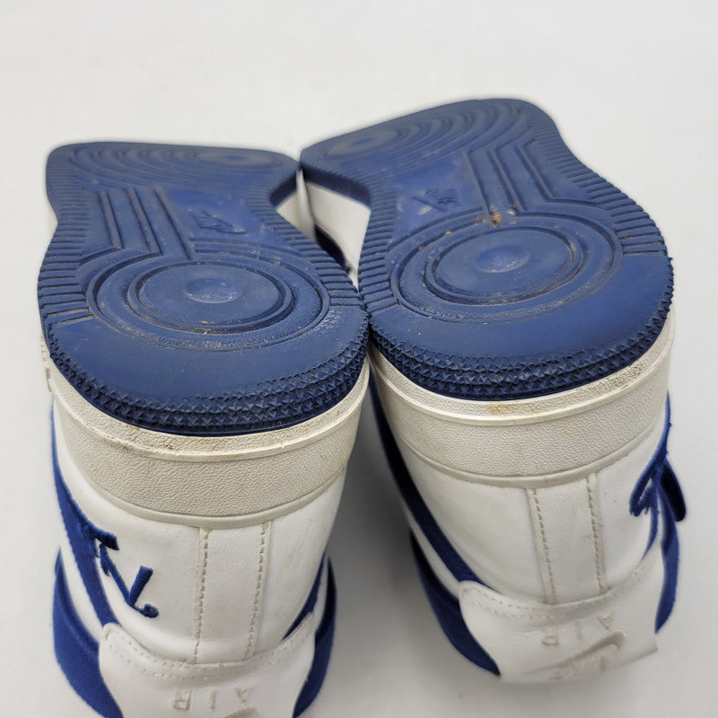 【中古品】【メンズ】 NIKE ナイキ AIR FORCE 1 HIGH '07 LV8 EMB DC8168-100 エアフォース 1 ハイ '07 LV8 EMB スニーカー 靴 160-260921-as-22-izu サイズ：27.5cm カラー：WHITE/RUSH BLUE-RUSH BLUE-WHITE 万代Net店