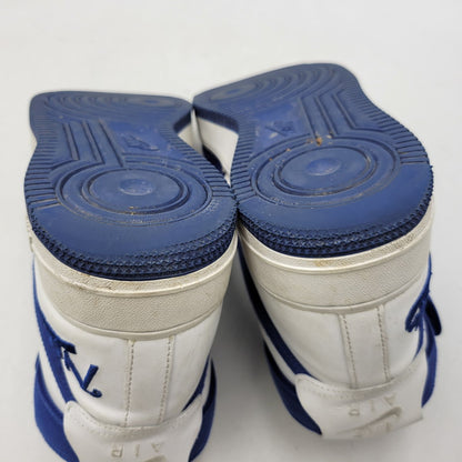 【中古品】【メンズ】 NIKE ナイキ AIR FORCE 1 HIGH '07 LV8 EMB DC8168-100 エアフォース 1 ハイ '07 LV8 EMB スニーカー 靴 160-260921-as-22-izu サイズ：27.5cm カラー：WHITE/RUSH BLUE-RUSH BLUE-WHITE 万代Net店