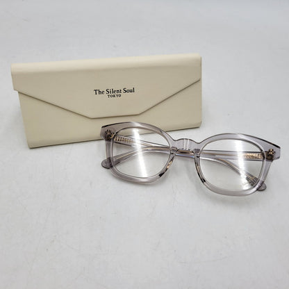 【中古品】【メンズ/レディース】 THE SILENT SOUL TOKYO ザ・サイレント・ソウル・トーキョー SUNGLASSES サングラス 203-260916-ya-18-izu サイズ：50口23-145 カラー：グレー系 万代Net店