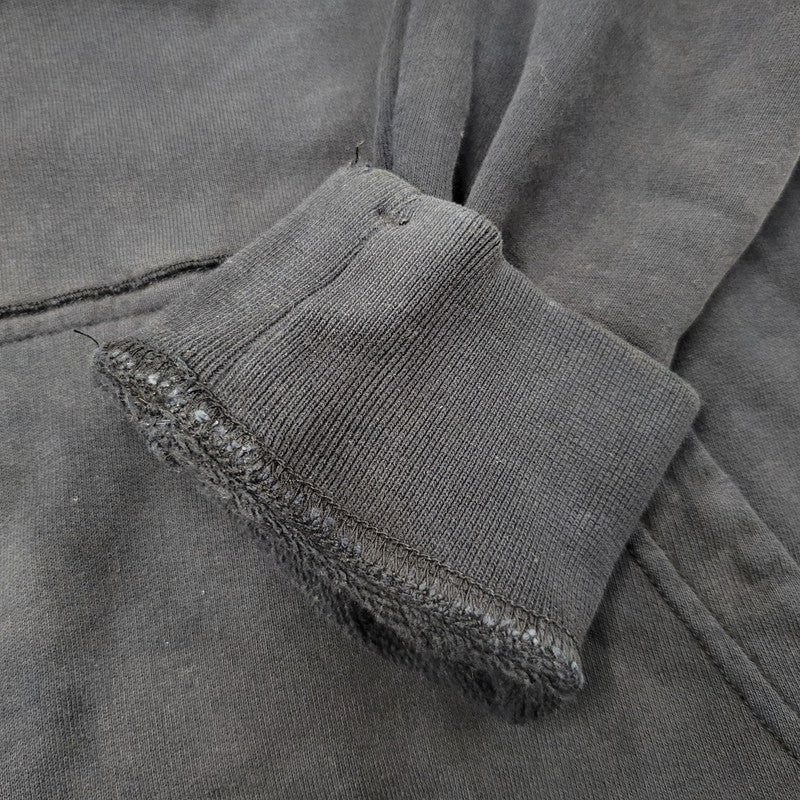 【現状渡し品】【メンズ】 STONE ISLAND ストーンアイランド 711562820 COTTON SWEAT PULLOVER HOODIE コットン スウェット プルオーバー フーディー トップス 長袖 141-260916-ya-05-izu サイズ：M カラー：ブラック 万代Net店