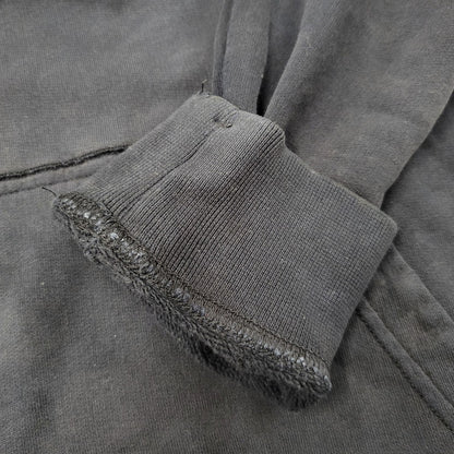 【現状渡し品】【メンズ】 STONE ISLAND ストーンアイランド 711562820 COTTON SWEAT PULLOVER HOODIE コットン スウェット プルオーバー フーディー トップス 長袖 141-260916-ya-05-izu サイズ：M カラー：ブラック 万代Net店