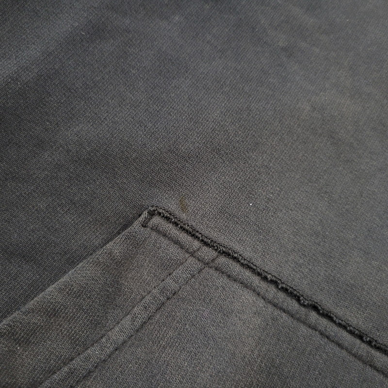 【現状渡し品】【メンズ】 STONE ISLAND ストーンアイランド 711562820 COTTON SWEAT PULLOVER HOODIE コットン スウェット プルオーバー フーディー トップス 長袖 141-260916-ya-05-izu サイズ：M カラー：ブラック 万代Net店