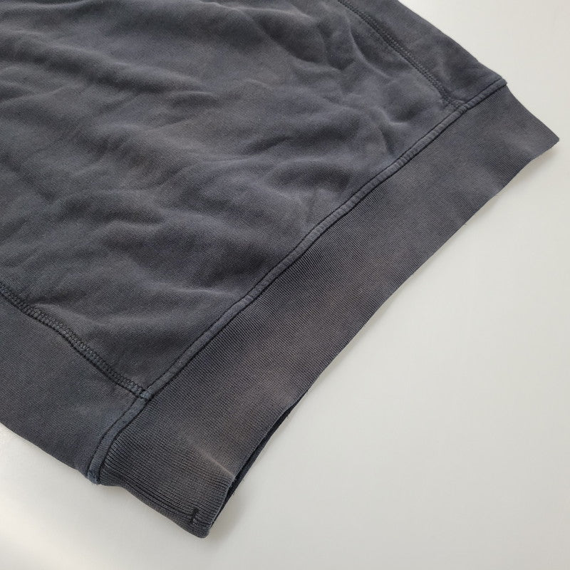 【現状渡し品】【メンズ】 STONE ISLAND ストーンアイランド 711562820 COTTON SWEAT PULLOVER HOODIE コットン スウェット プルオーバー フーディー トップス 長袖 141-260916-ya-05-izu サイズ：M カラー：ブラック 万代Net店