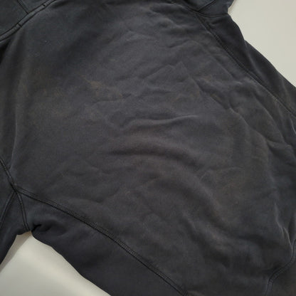 【現状渡し品】【メンズ】 STONE ISLAND ストーンアイランド 711562820 COTTON SWEAT PULLOVER HOODIE コットン スウェット プルオーバー フーディー トップス 長袖 141-260916-ya-05-izu サイズ：M カラー：ブラック 万代Net店