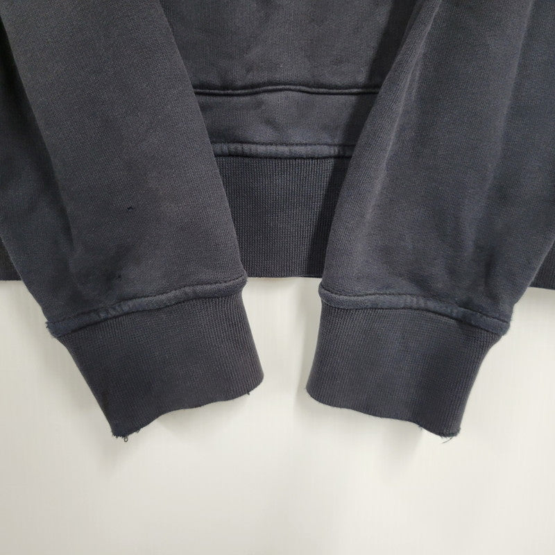 【現状渡し品】【メンズ】 STONE ISLAND ストーンアイランド 711562820 COTTON SWEAT PULLOVER HOODIE コットン スウェット プルオーバー フーディー トップス 長袖 141-260916-ya-05-izu サイズ：M カラー：ブラック 万代Net店