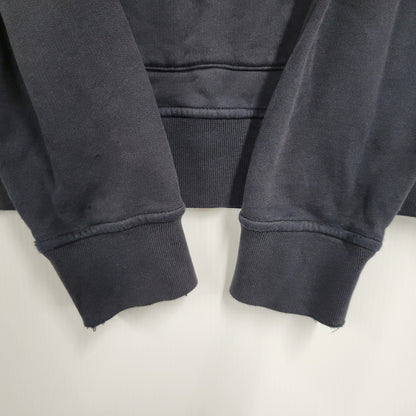 【現状渡し品】【メンズ】 STONE ISLAND ストーンアイランド 711562820 COTTON SWEAT PULLOVER HOODIE コットン スウェット プルオーバー フーディー トップス 長袖 141-260916-ya-05-izu サイズ：M カラー：ブラック 万代Net店