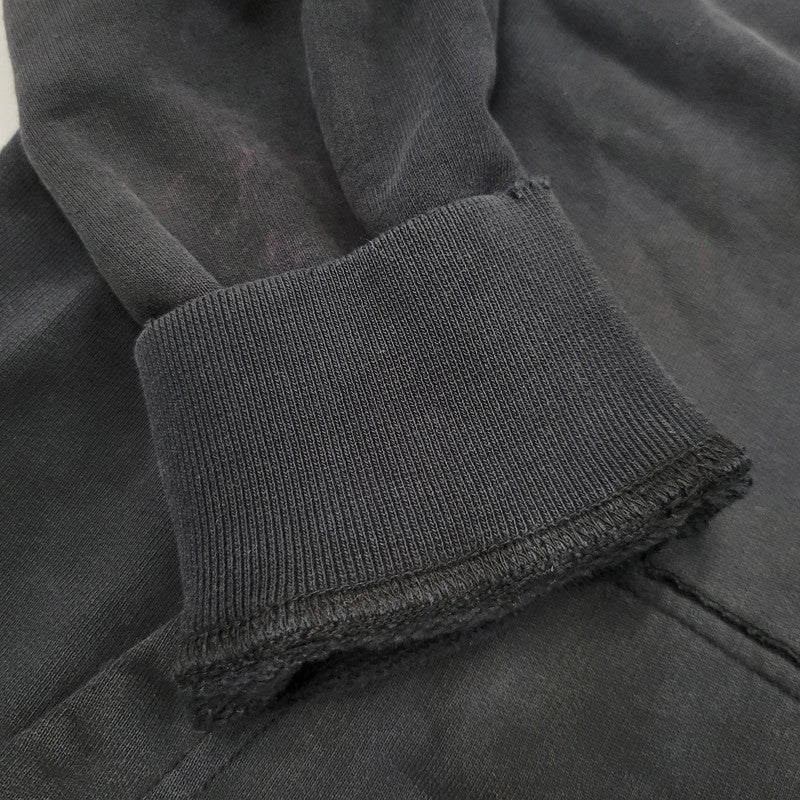 【現状渡し品】【メンズ】 STONE ISLAND ストーンアイランド 711562820 COTTON SWEAT PULLOVER HOODIE コットン スウェット プルオーバー フーディー トップス 長袖 141-260916-ya-05-izu サイズ：M カラー：ブラック 万代Net店