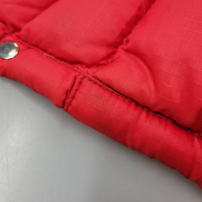 【現状渡し品】【メンズ】 THE NORTH FACE ザ・ノースフェイス 茶タグ 70S DOWN VEST ダウン ベスト アウター 144-260916-ya-06-izu サイズ：S カラー：レッド 万代Net店