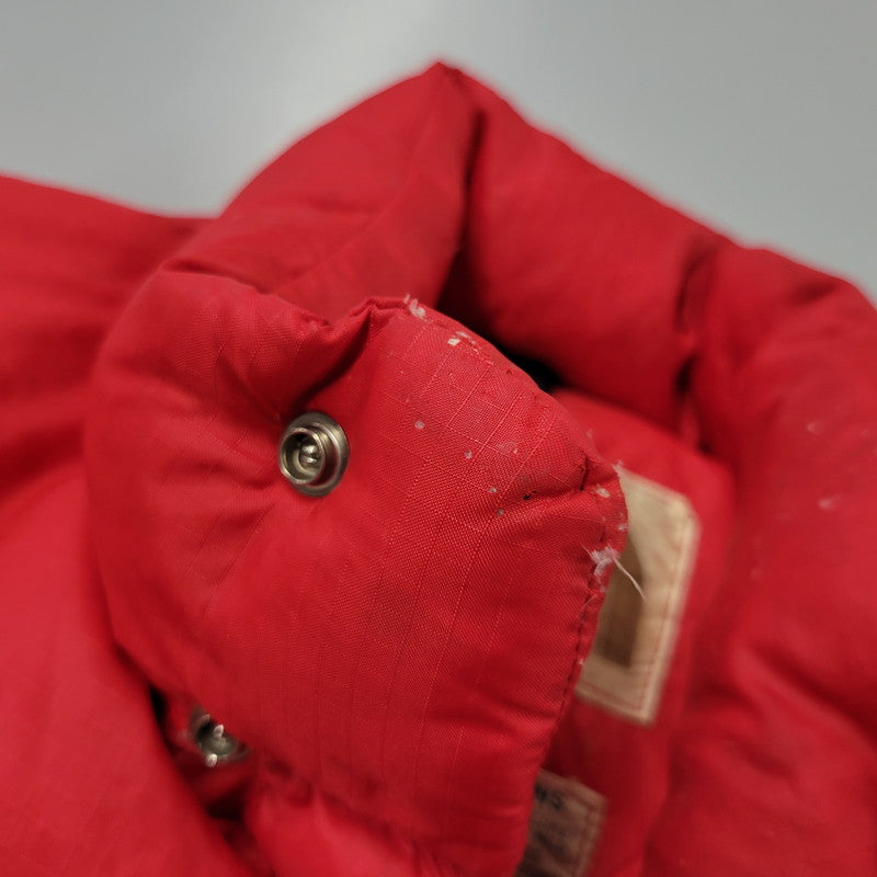【現状渡し品】【メンズ】 THE NORTH FACE ザ・ノースフェイス 茶タグ 70S DOWN VEST ダウン ベスト アウター 144-260916-ya-06-izu サイズ：S カラー：レッド 万代Net店