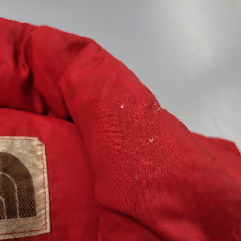 【現状渡し品】【メンズ】 THE NORTH FACE ザ・ノースフェイス 茶タグ 70S DOWN VEST ダウン ベスト アウター 144-260916-ya-06-izu サイズ：S カラー：レッド 万代Net店