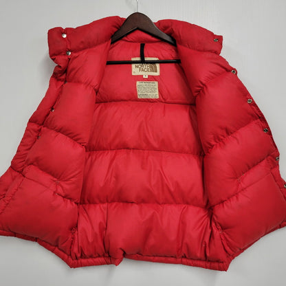【現状渡し品】【メンズ】 THE NORTH FACE ザ・ノースフェイス 茶タグ 70S DOWN VEST ダウン ベスト アウター 144-260916-ya-06-izu サイズ：S カラー：レッド 万代Net店