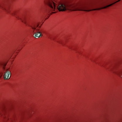 【現状渡し品】【メンズ】 THE NORTH FACE ザ・ノースフェイス 茶タグ 70S DOWN VEST ダウン ベスト アウター 144-260916-ya-06-izu サイズ：S カラー：レッド 万代Net店