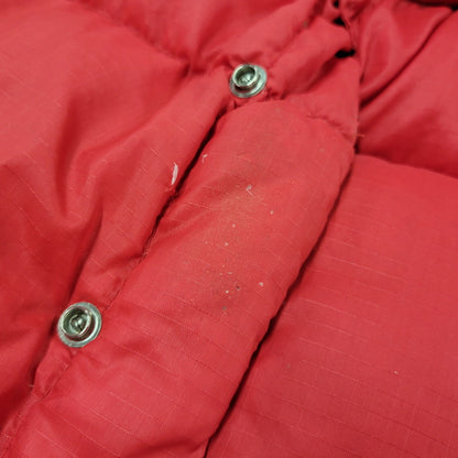 【現状渡し品】【メンズ】 THE NORTH FACE ザ・ノースフェイス 茶タグ 70S DOWN VEST ダウン ベスト アウター 144-260916-ya-06-izu サイズ：S カラー：レッド 万代Net店