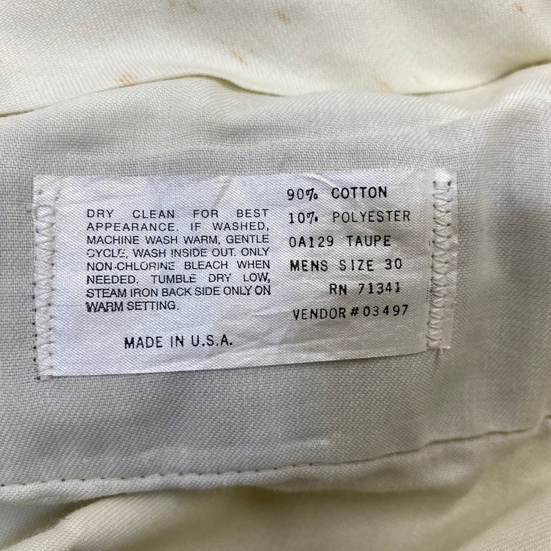 【現状渡し品】【メンズ】 L.L.BEAN エルエルビーン USA製 CORDUROY PANTS コーデュロイ パンツ ボトムス 157-260922-kh-11-izu サイズ：30 カラー：ベージュ系 万代Net店