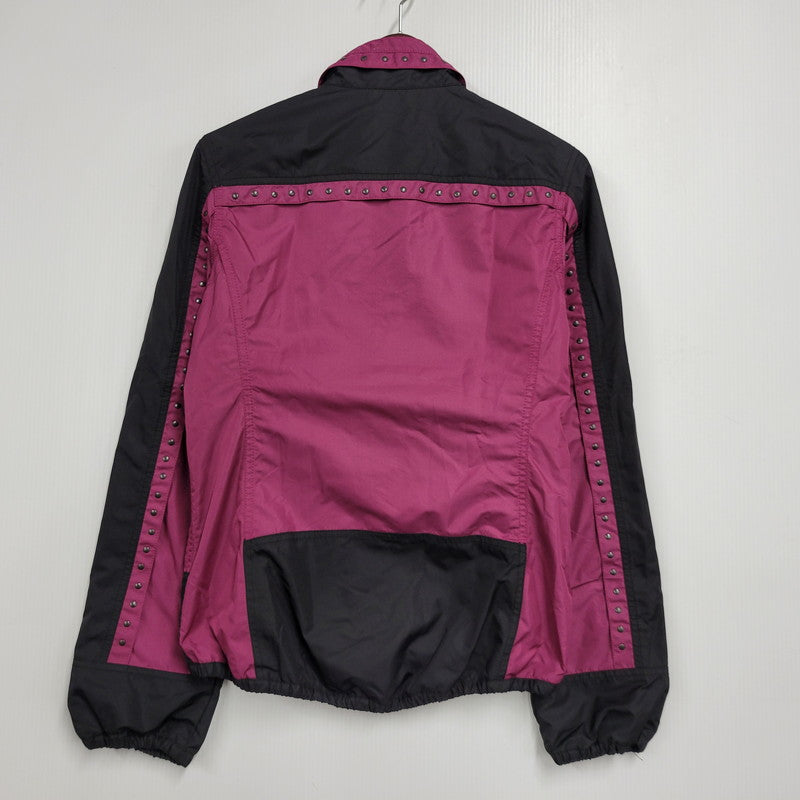 【中古品】【レディース】 HYSTERIC GLAMOUR ヒステリックグラマー 2AB-4720 STUDS NYLON JACKET スタッズ ナイロン ジャケット アウター 168-260916-ya-07-izu サイズ：F カラー：パープル×ブラック 万代Net店