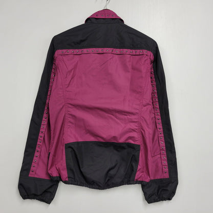 【中古品】【レディース】 HYSTERIC GLAMOUR ヒステリックグラマー 2AB-4720 STUDS NYLON JACKET スタッズ ナイロン ジャケット アウター 168-260916-ya-07-izu サイズ：F カラー：パープル×ブラック 万代Net店