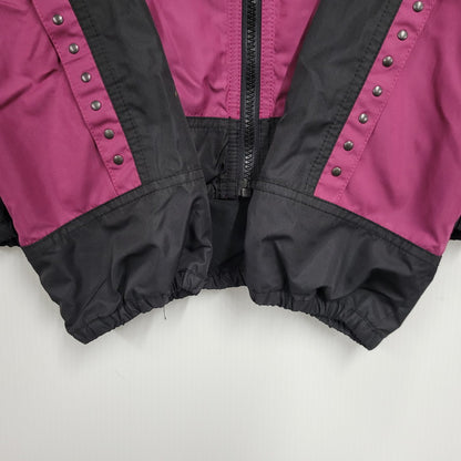 【中古品】【レディース】 HYSTERIC GLAMOUR ヒステリックグラマー 2AB-4720 STUDS NYLON JACKET スタッズ ナイロン ジャケット アウター 168-260916-ya-07-izu サイズ：F カラー：パープル×ブラック 万代Net店