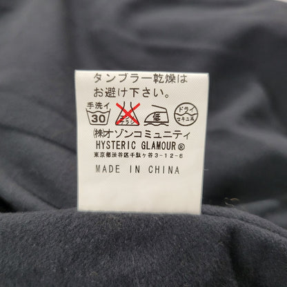 【中古品】【レディース】 HYSTERIC GLAMOUR ヒステリックグラマー 2AB-4720 STUDS NYLON JACKET スタッズ ナイロン ジャケット アウター 168-260916-ya-07-izu サイズ：F カラー：パープル×ブラック 万代Net店