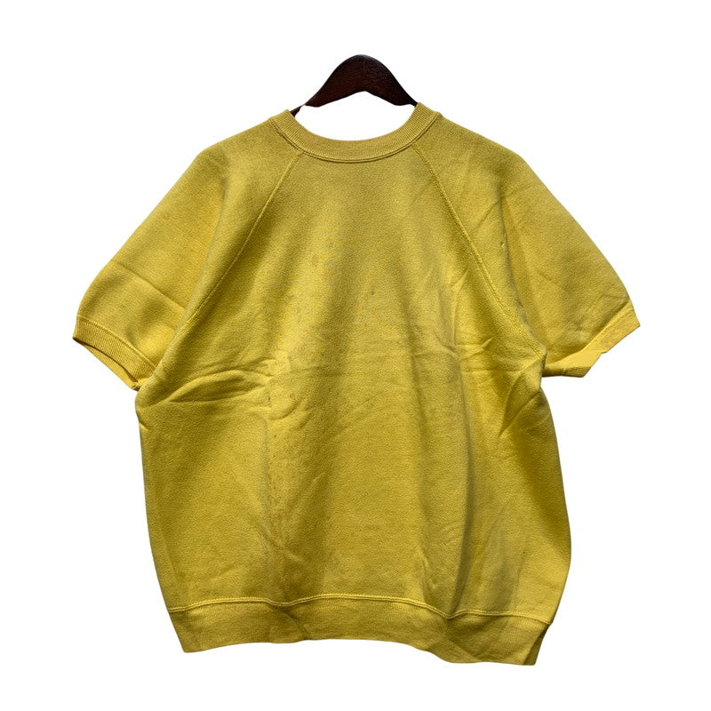 【現状渡し品】【メンズ】 AKOM アコム SPORTSWEAR RAGLAN SLEEVE SS SWEAT SHIRT スポーツウエア ラグラン スリーブ ショートスリーブ スウェット シャツ トップス 半袖 146-260915-cs-05-izu サイズ：XL カラー：イエロー 万代Net店