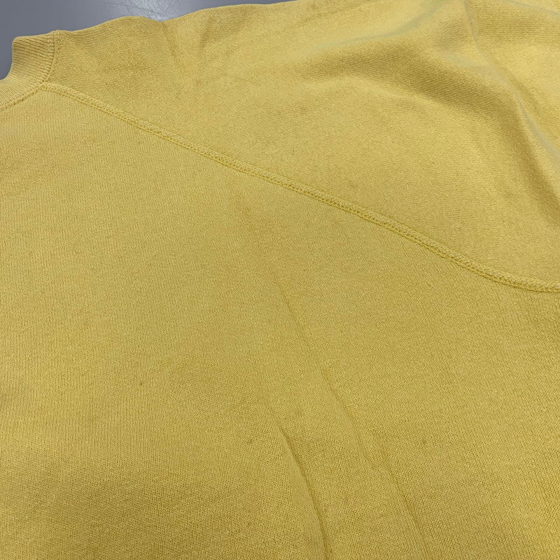 【現状渡し品】【メンズ】 AKOM アコム SPORTSWEAR RAGLAN SLEEVE SS SWEAT SHIRT スポーツウエア ラグラン スリーブ ショートスリーブ スウェット シャツ トップス 半袖 146-260915-cs-05-izu サイズ：XL カラー：イエロー 万代Net店