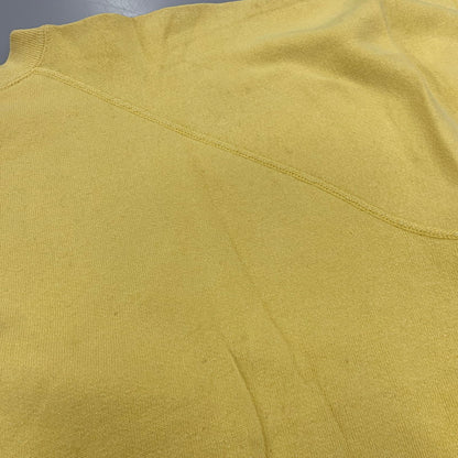 【現状渡し品】【メンズ】 AKOM アコム SPORTSWEAR RAGLAN SLEEVE SS SWEAT SHIRT スポーツウエア ラグラン スリーブ ショートスリーブ スウェット シャツ トップス 半袖 146-260915-cs-05-izu サイズ：XL カラー：イエロー 万代Net店