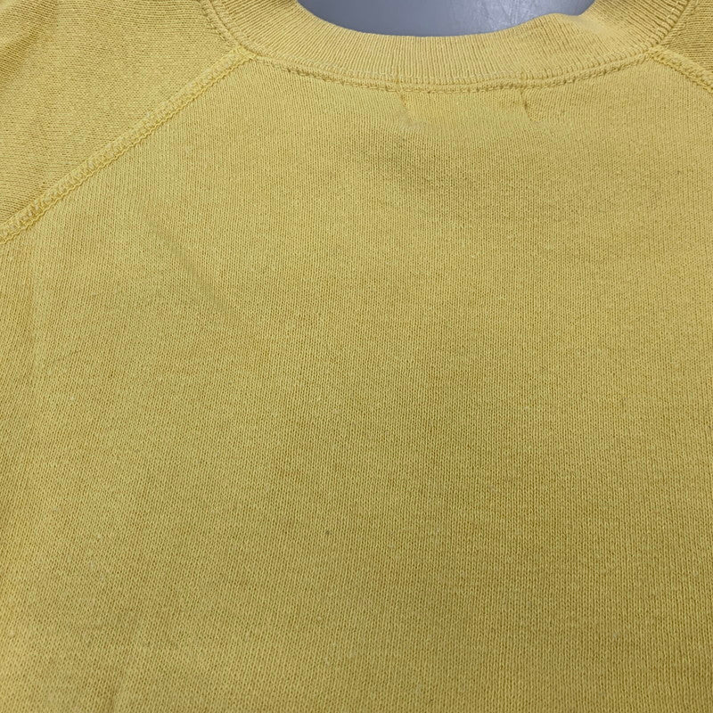 【現状渡し品】【メンズ】 AKOM アコム SPORTSWEAR RAGLAN SLEEVE SS SWEAT SHIRT スポーツウエア ラグラン スリーブ ショートスリーブ スウェット シャツ トップス 半袖 146-260915-cs-05-izu サイズ：XL カラー：イエロー 万代Net店