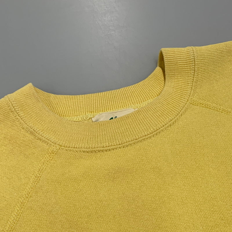 【現状渡し品】【メンズ】 AKOM アコム SPORTSWEAR RAGLAN SLEEVE SS SWEAT SHIRT スポーツウエア ラグラン スリーブ ショートスリーブ スウェット シャツ トップス 半袖 146-260915-cs-05-izu サイズ：XL カラー：イエロー 万代Net店