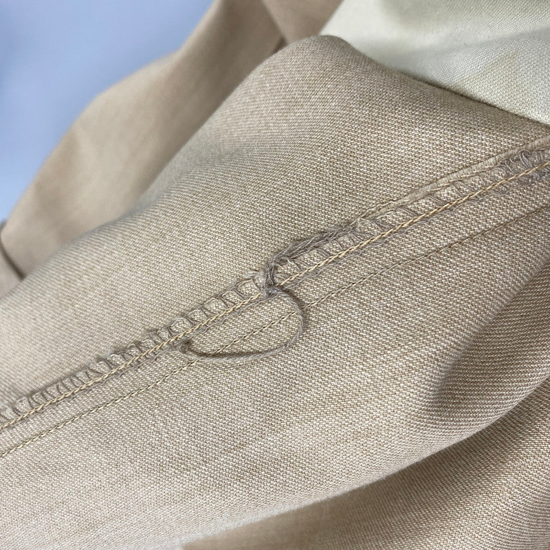 【現状渡し品】【メンズ】 HUBBARD SLACKS ハバード・スラックス 50S 2-TUCK タック SLACKS PANTS スラックス パンツ ズボン ボトムス 157-260915-ya-13-izu サイズ：下記参照 カラー：ベージュ 万代Net店