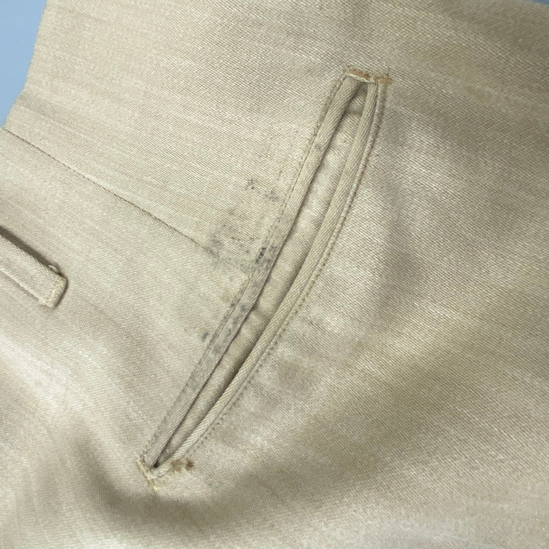 【現状渡し品】【メンズ】 HUBBARD SLACKS ハバード・スラックス 50S 2-TUCK タック SLACKS PANTS スラックス パンツ ズボン ボトムス 157-260915-ya-13-izu サイズ：下記参照 カラー：ベージュ 万代Net店