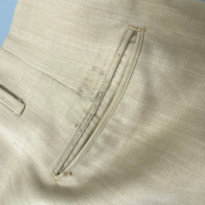【現状渡し品】【メンズ】 HUBBARD SLACKS ハバード・スラックス 50S 2-TUCK タック SLACKS PANTS スラックス パンツ ズボン ボトムス 157-260915-ya-13-izu サイズ：下記参照 カラー：ベージュ 万代Net店