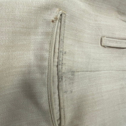 【現状渡し品】【メンズ】 HUBBARD SLACKS ハバード・スラックス 50S 2-TUCK タック SLACKS PANTS スラックス パンツ ズボン ボトムス 157-260915-ya-13-izu サイズ：下記参照 カラー：ベージュ 万代Net店