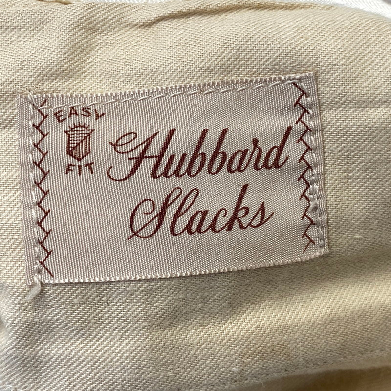 【現状渡し品】【メンズ】 HUBBARD SLACKS ハバード・スラックス 50S 2-TUCK タック SLACKS PANTS スラックス パンツ ズボン ボトムス 157-260915-ya-13-izu サイズ：下記参照 カラー：ベージュ 万代Net店