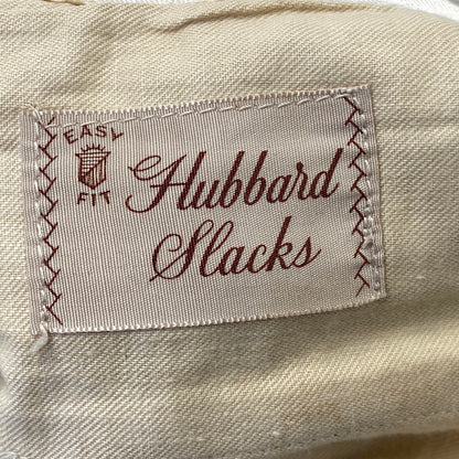【現状渡し品】【メンズ】 HUBBARD SLACKS ハバード・スラックス 50S 2-TUCK タック SLACKS PANTS スラックス パンツ ズボン ボトムス 157-260915-ya-13-izu サイズ：下記参照 カラー：ベージュ 万代Net店