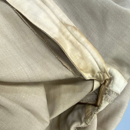 【現状渡し品】【メンズ】 HUBBARD SLACKS ハバード・スラックス 50S 2-TUCK タック SLACKS PANTS スラックス パンツ ズボン ボトムス 157-260915-ya-13-izu サイズ：下記参照 カラー：ベージュ 万代Net店