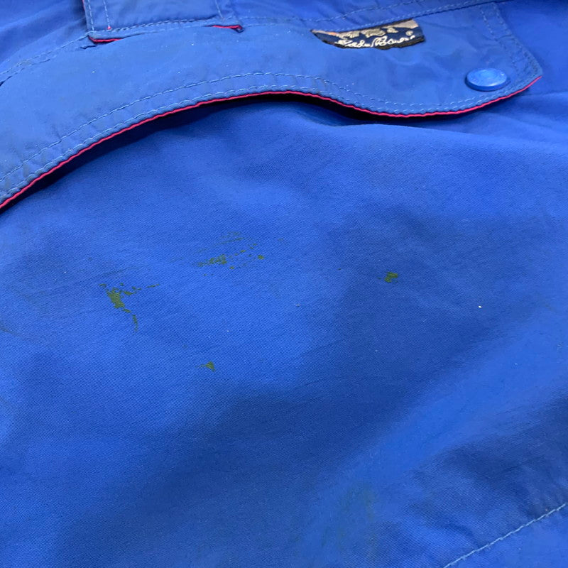 【現状渡し品】【メンズ】 EDDIE BAUER エディー・バウアー 黒タグ 80S NYLON ANORAK JACKET ナイロン アノラック ジャケット アウター 146-260922-ya-05-izu サイズ：L カラー：ブルー 万代Net店