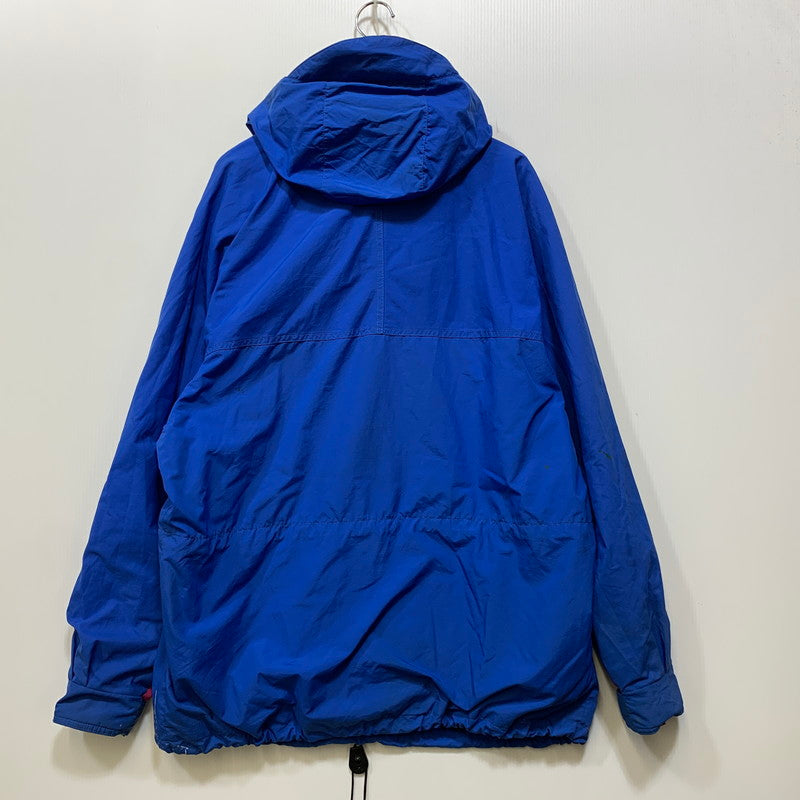 【現状渡し品】【メンズ】 EDDIE BAUER エディー・バウアー 黒タグ 80S NYLON ANORAK JACKET ナイロン アノラック ジャケット アウター 146-260922-ya-05-izu サイズ：L カラー：ブルー 万代Net店