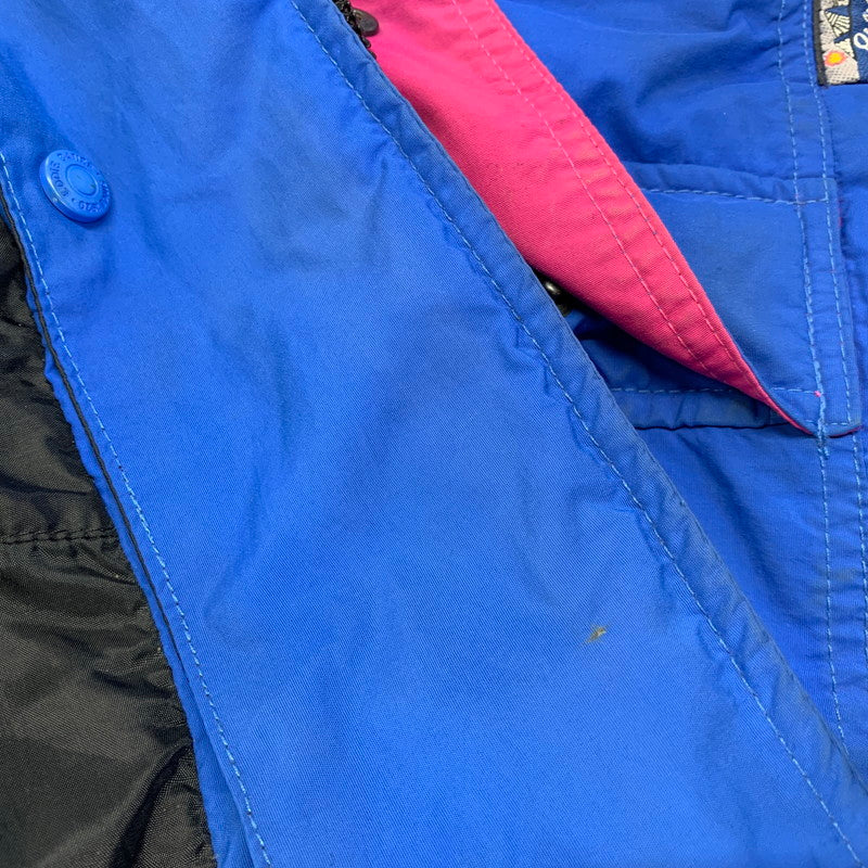 【現状渡し品】【メンズ】 EDDIE BAUER エディー・バウアー 黒タグ 80S NYLON ANORAK JACKET ナイロン アノラック ジャケット アウター 146-260922-ya-05-izu サイズ：L カラー：ブルー 万代Net店