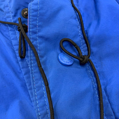 【現状渡し品】【メンズ】 EDDIE BAUER エディー・バウアー 黒タグ 80S NYLON ANORAK JACKET ナイロン アノラック ジャケット アウター 146-260922-ya-05-izu サイズ：L カラー：ブルー 万代Net店
