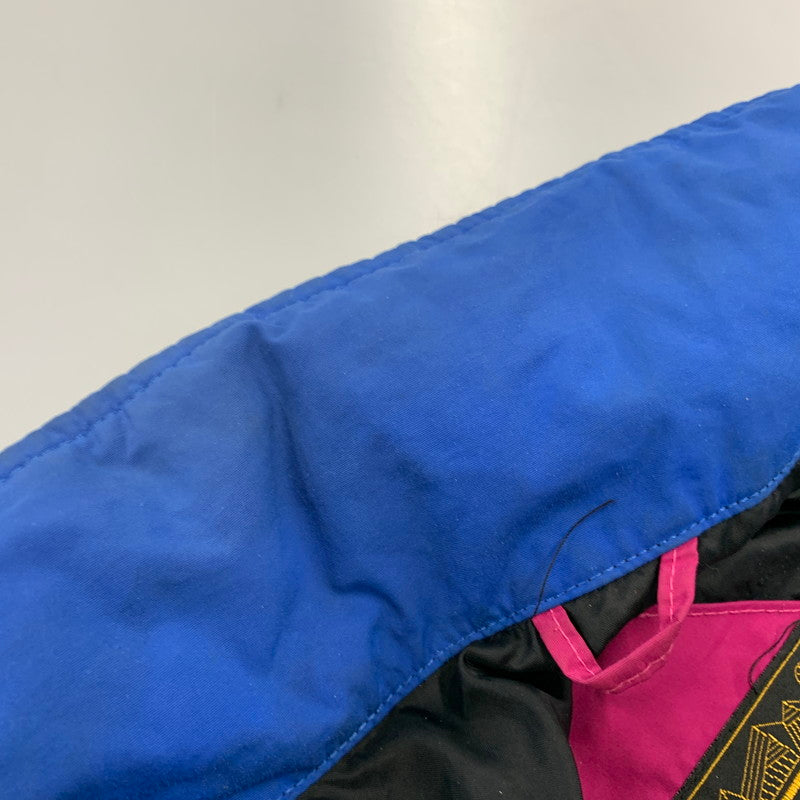 【現状渡し品】【メンズ】 EDDIE BAUER エディー・バウアー 黒タグ 80S NYLON ANORAK JACKET ナイロン アノラック ジャケット アウター 146-260922-ya-05-izu サイズ：L カラー：ブルー 万代Net店