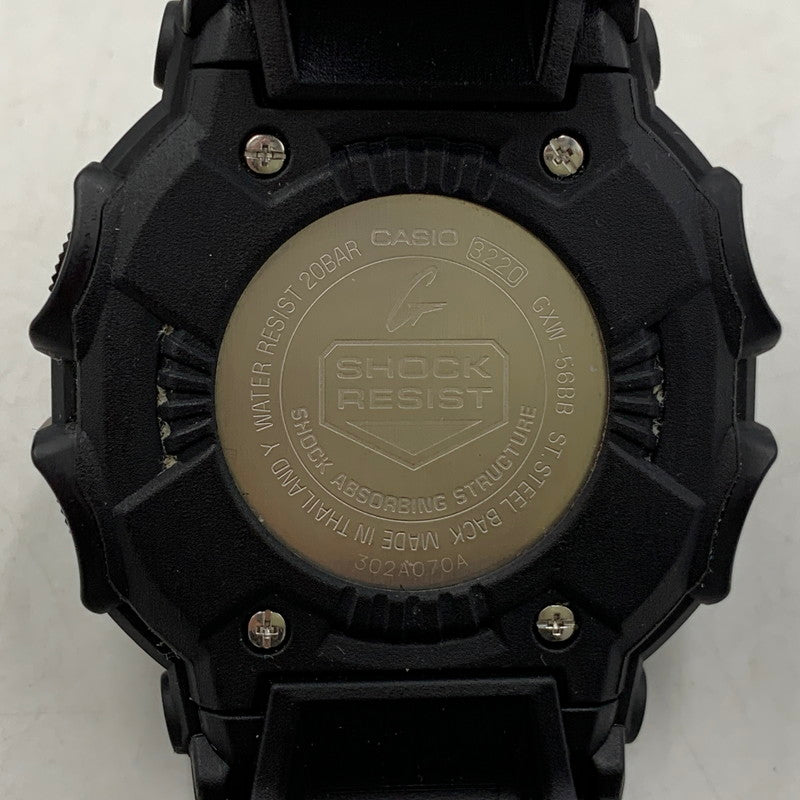 【中古品】【メンズ/レディース】 G-SHOCK ジーショック GXW-56BB GXW GX-56 SERIES DIGITAL WATCH デジタル ウォッチ腕時計 196-260916-yn-09-izu サイズ：55.5 × 53.6 × 17.5 mm カラー：ブラック 万代Net店