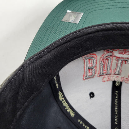 【中古品】【メンズ/レディース】 MITCHELL&NESS ミッチェル&ネス CHICAGO BULLS SNAPBACK CAP シカゴ ブルズ スナップバック キャップ 帽子 185-260920-as-16-izu サイズ：F カラー：グレー×ブラック 万代Net店